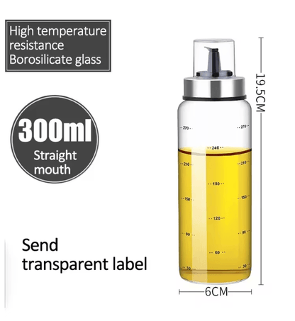 PurePour Glass Oil And Vinegar Dispenser Bottle 7
