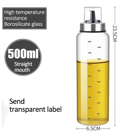 PurePour Glass Oil And Vinegar Dispenser Bottle 8