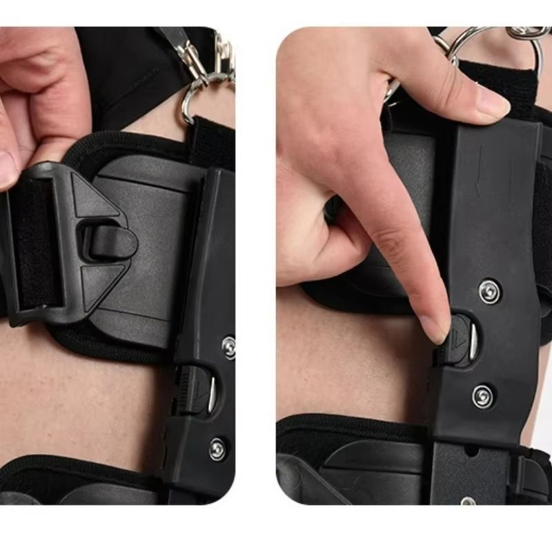 FlexiRecover Adjustable Hinged Knee Brace With Carbon Fiber Support  Post Surgery  Meniscus Recover 3