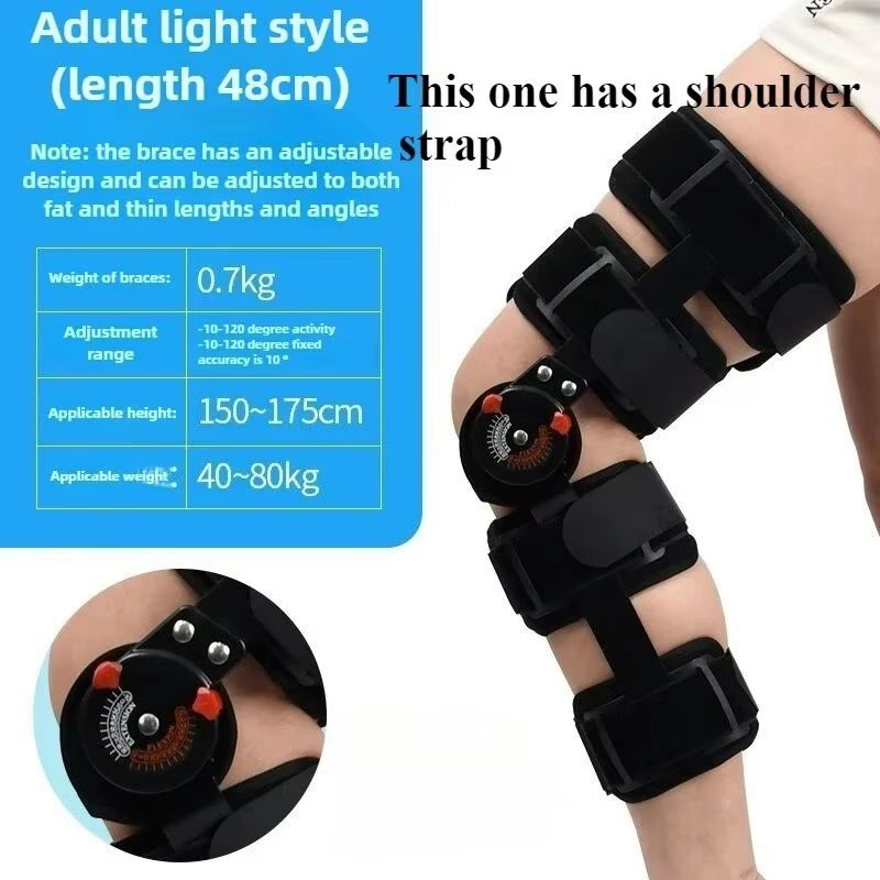 FlexiRecover Adjustable Hinged Knee Brace With Carbon Fiber Support  Post Surgery  Meniscus Recover 8