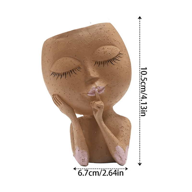 BloomMuse European Style Girl Face Planter 2