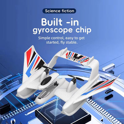 SkySurfer Amphibious RC Plane  Waterproof GyroStabilized EPP Foam Aircraft For Land  Water Flying 3
