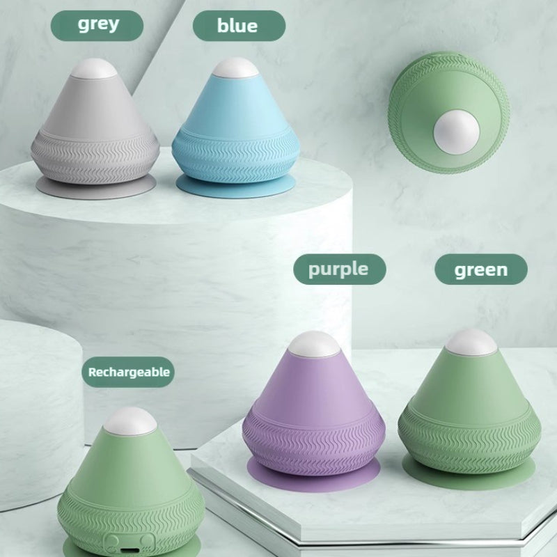 Vibrating Massage Ball, Silicone Massager Ball USB Rechargeable, Fitness Muscle Relaxation Massager for Back Pain Relief