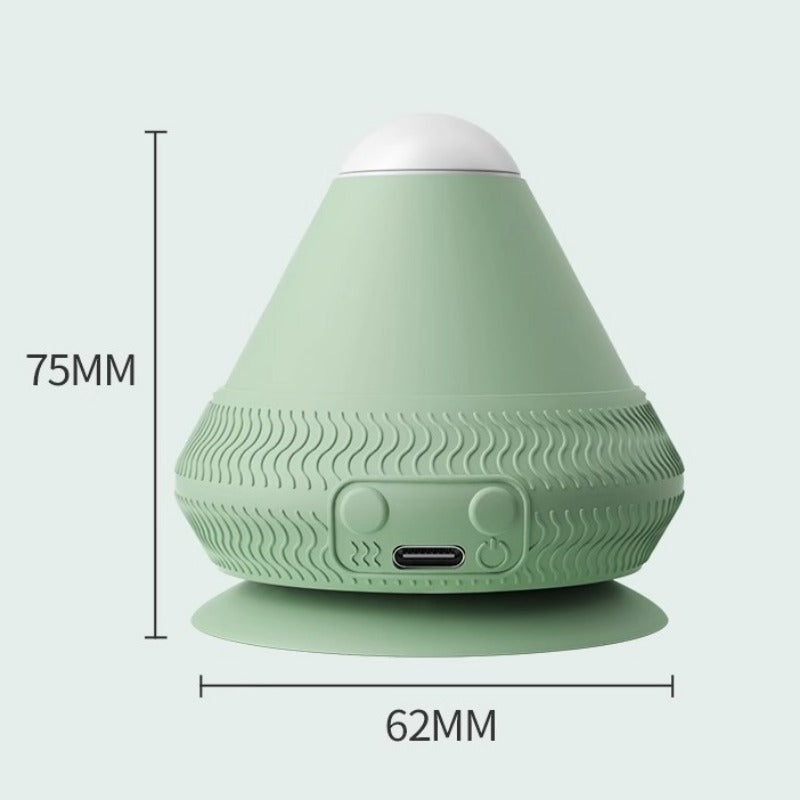 Vibrating Massage Ball, Silicone Massager Ball USB Rechargeable, Fitness Muscle Relaxation Massager for Back Pain Relief