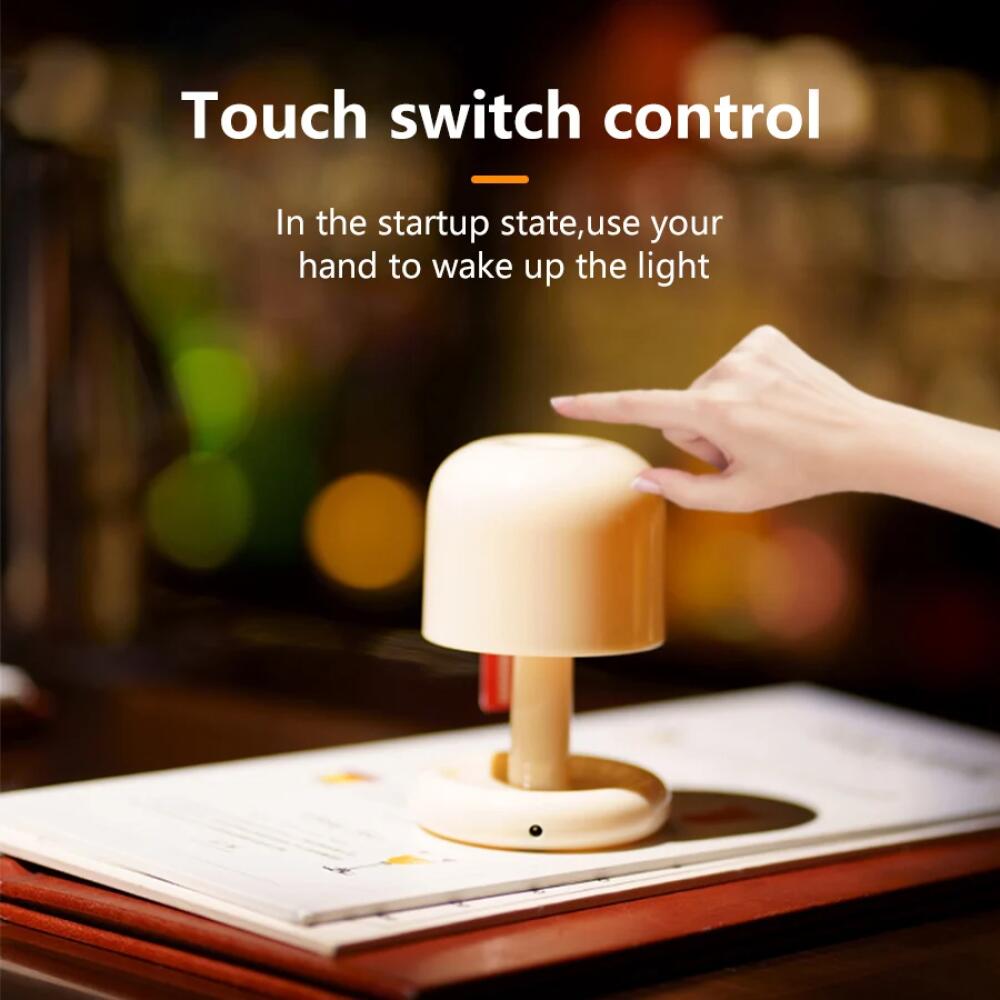 USB Rechargeable Night Light Sunset Projection LED Table Lamp Minimalist Desk  Bedside Mood Light F 2