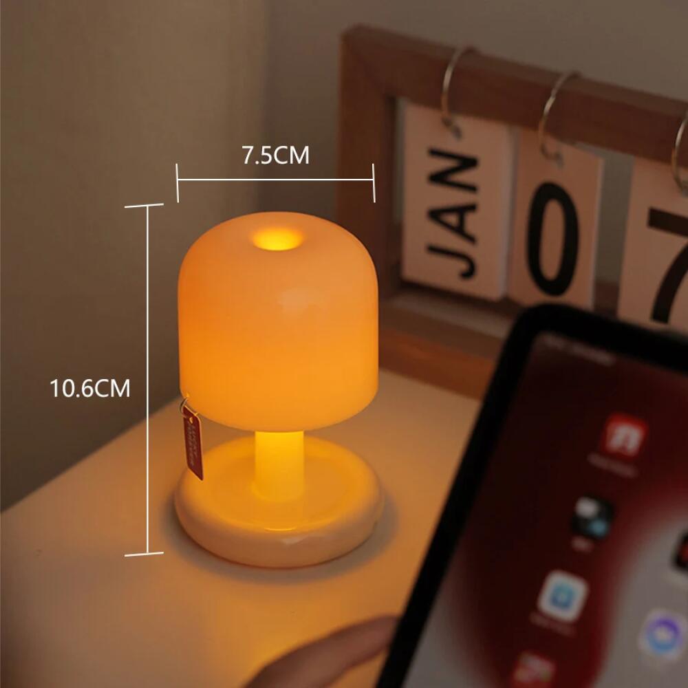 USB Rechargeable Night Light Sunset Projection LED Table Lamp Minimalist Desk  Bedside Mood Light F 3