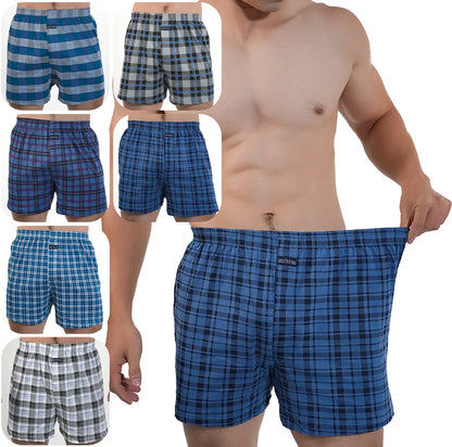 Mens Cotton Pajama Shorts Cotton Elastic Waist Short Pants Breathable Summer Sleepwear Casual Home  1
