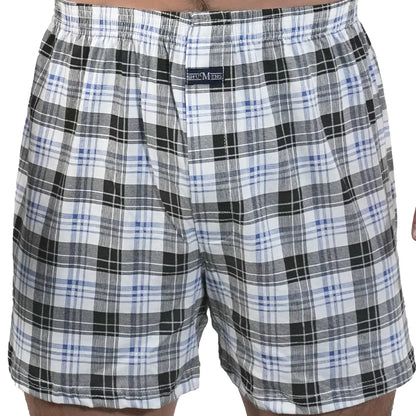 Mens Cotton Pajama Shorts Cotton Elastic Waist Short Pants Breathable Summer Sleepwear Casual Home  4