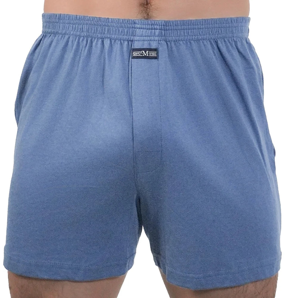 Mens Cotton Pajama Shorts Cotton Elastic Waist Short Pants Breathable Summer Sleepwear Casual Home  9