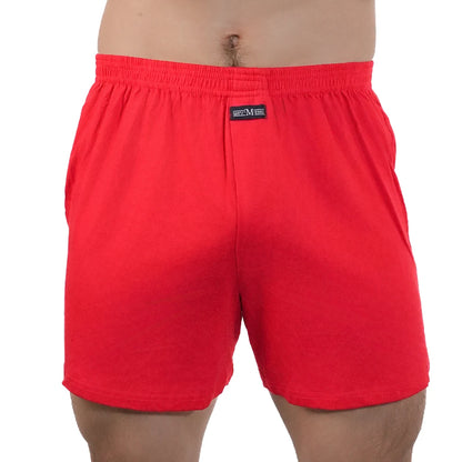 Mens Cotton Pajama Shorts Cotton Elastic Waist Short Pants Breathable Summer Sleepwear Casual Home  16