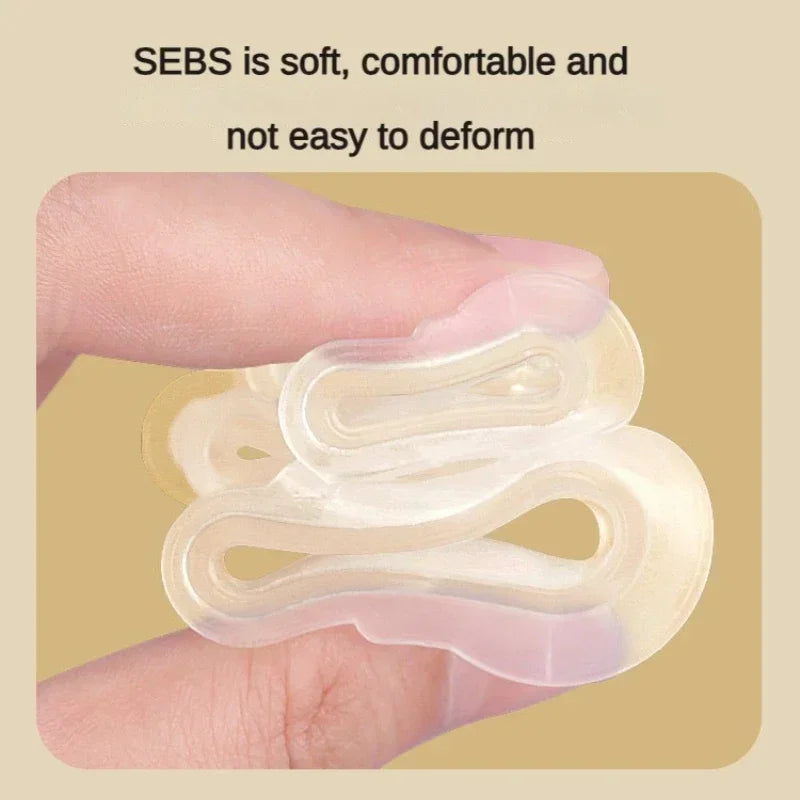 Bunion Corrector Silicone Toe Separator, Hammer Gel Thumb Foot Care Pads, Overlap Hallux Valgus Orthosis Clip Splitter