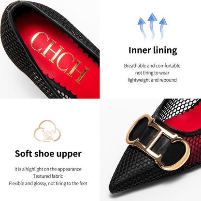 Spring Womens High Heels New Hollow Red Business  Evening Shoes For Stylish Professional Women 3