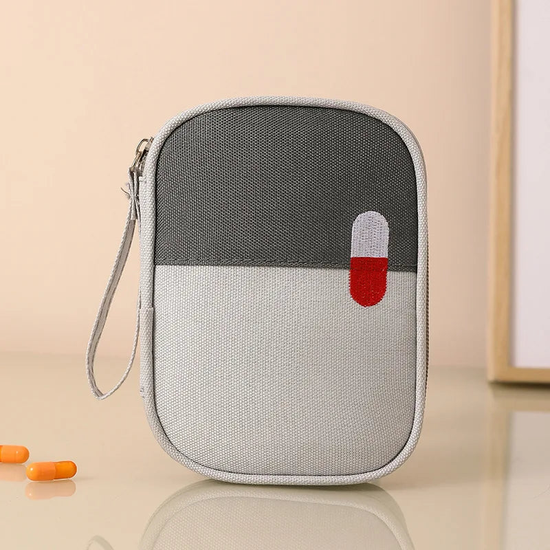 Travel Outdoor Pill Box Medicine Storage Bag Portable Medical Kit First Aid Organizer Dispenser Box 2