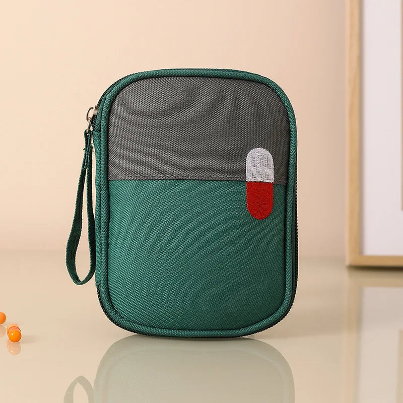 Travel Outdoor Pill Box Medicine Storage Bag Portable Medical Kit First Aid Organizer Dispenser Box 6