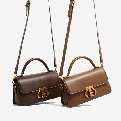 Ladies Vintage Underarm Handbags, Small Leather Armpit Bags for Women, Summer Chain Shoulder Crossbody Bag