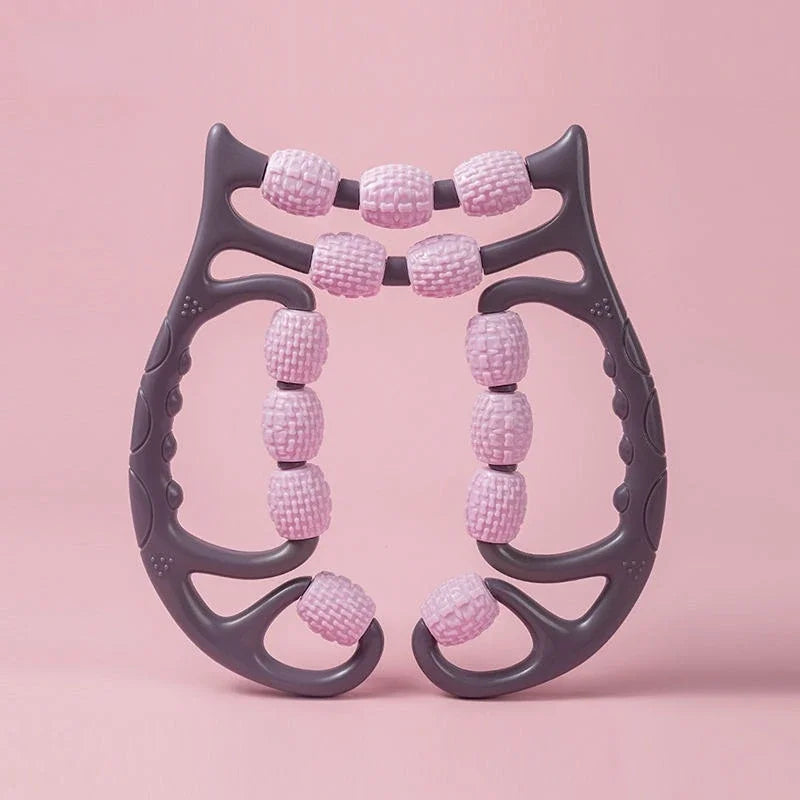 U Shaped Pilates Muscle Relaxation Roller Massage Roller Anti Cellulite Massager Body Leg Slimming  4