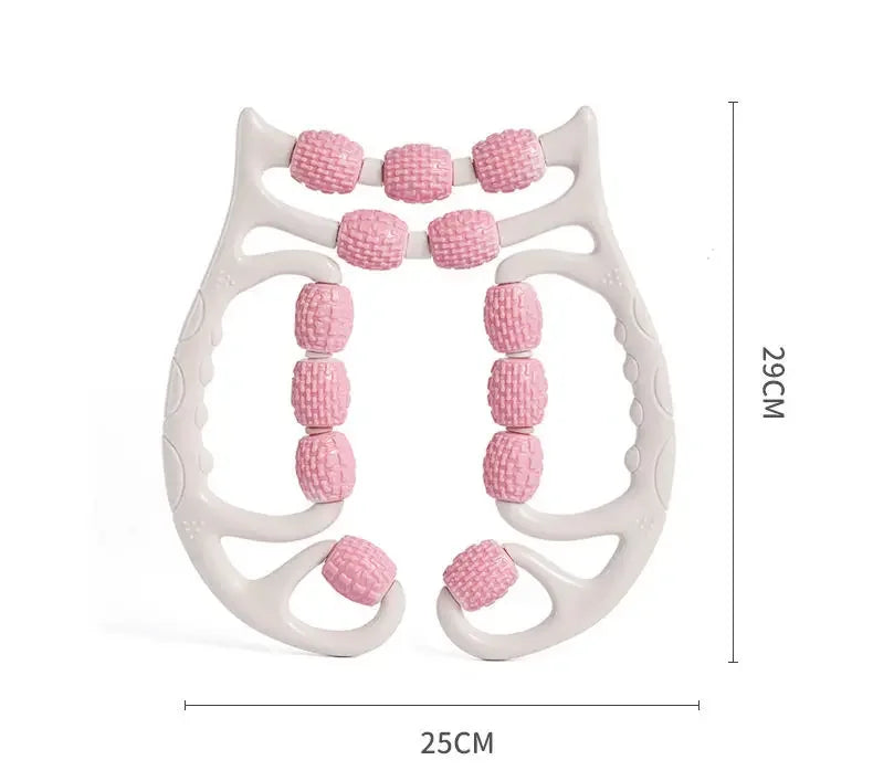 U Shaped Pilates Muscle Relaxation Roller Massage Roller Anti Cellulite Massager Body Leg Slimming  5