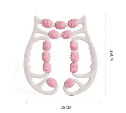 U Shaped Pilates Muscle Relaxation Roller Massage Roller Anti Cellulite Massager Body Leg Slimming  5