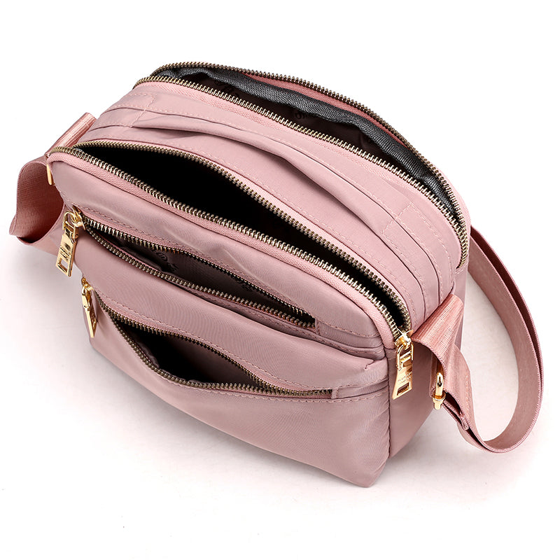 Women Casual Crossbody, Multifunction Messenger Bag, Waterproof Shoulder Handbag