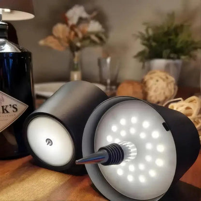 Creative LED Bottle Lamp, Portable, Rechargeable, RGB Dimmable Light for Bar, Camping, Restaurant Decor