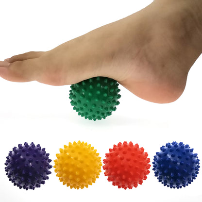 Trigger Point Sport Fitness Hand, Durable PVC Spiky Massage Ball, Foot Pain Relief, Plantar Fasciitis Reliever
