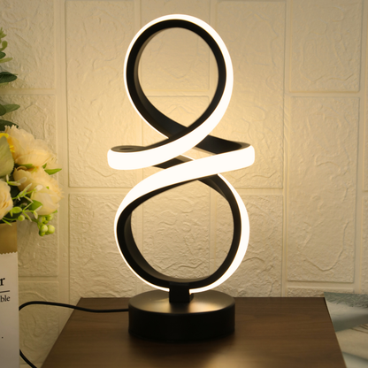 Adjustable Spiral LED Table Lamp Creative Modern Light For Bedrooms Offices And Study Rooms 2