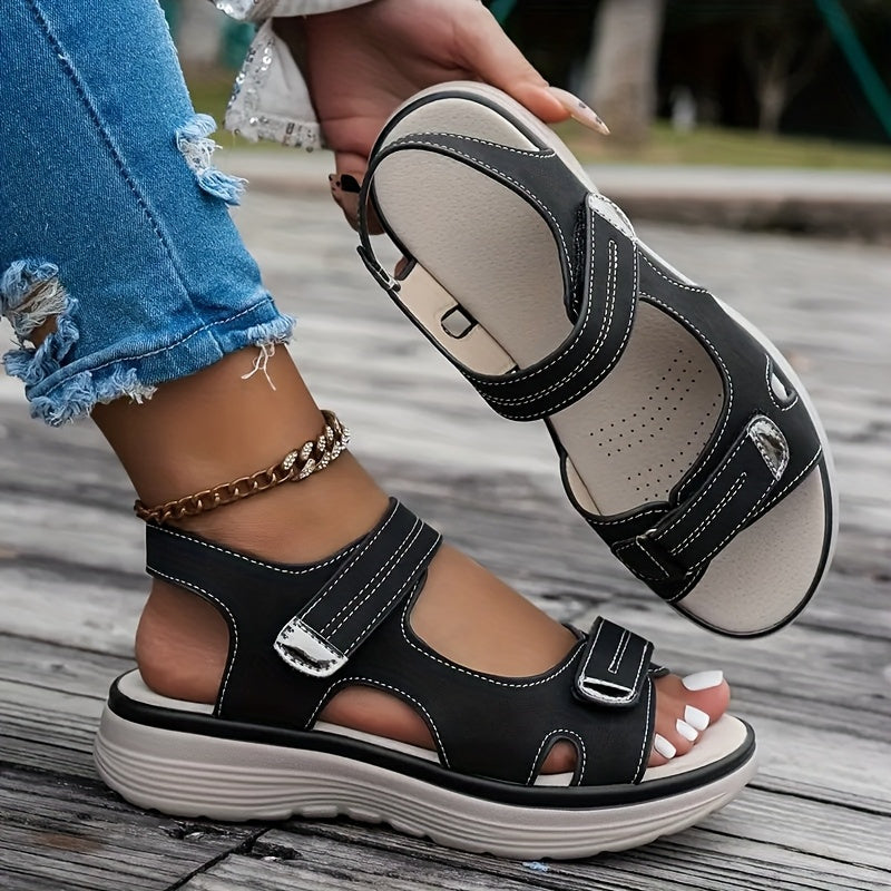 Durable New Summer Sandals for Women, Travel Outdoor Beach Slippers, Fashion Platform Ladies Sandal Shoes