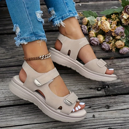 Durable New Summer Sandals for Women, Travel Outdoor Beach Slippers, Fashion Platform Ladies Sandal Shoes
