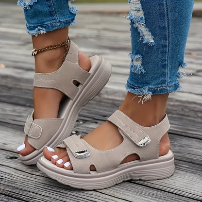 Durable New Summer Sandals for Women, Travel Outdoor Beach Slippers, Fashion Platform Ladies Sandal Shoes
