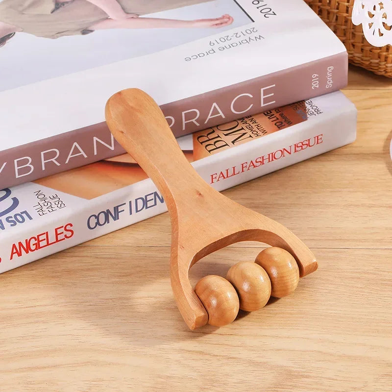 Acupoint Foot Massager Mini Wooden Roller Massager Neck Shoulder Leg Hand Massage Tool Relaxation A 5