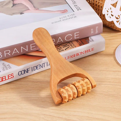 Acupoint Foot Massager Mini Wooden Roller Massager Neck Shoulder Leg Hand Massage Tool Relaxation A 6