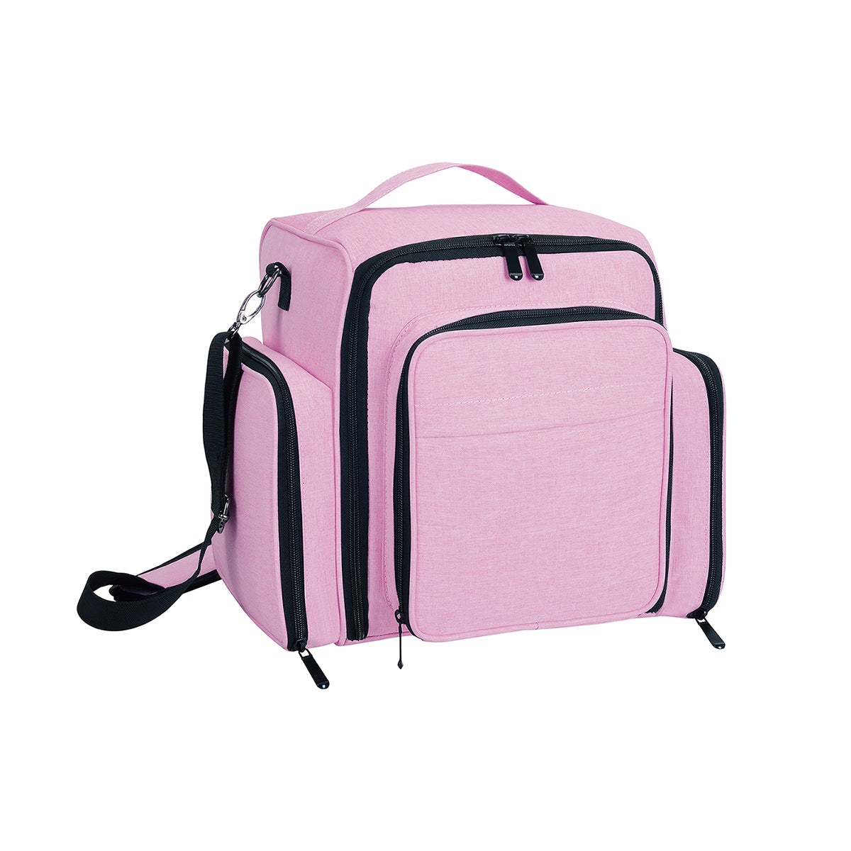 Nail Polish Organizer by Large Capacity Storage, Holds Bottles, with Independent Bags for Nail Art Lamp and Tools.