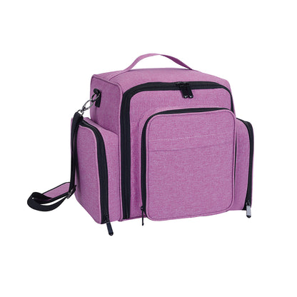 Nail Polish Organizer by Large Capacity Storage, Holds Bottles, with Independent Bags for Nail Art Lamp and Tools.