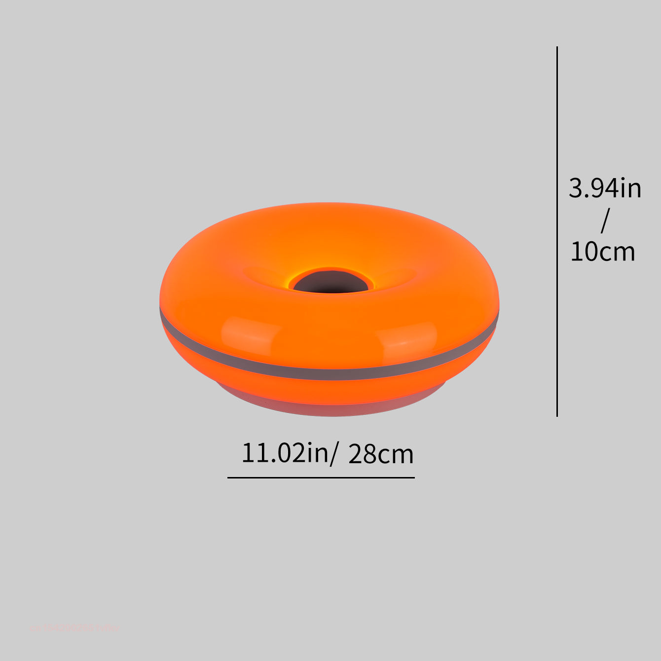 Modern Donut Table Lamp, USB Plug Bedside Lamp, for Bedroom, Living Room, and Dining Room Decoration, Warm White Ambient