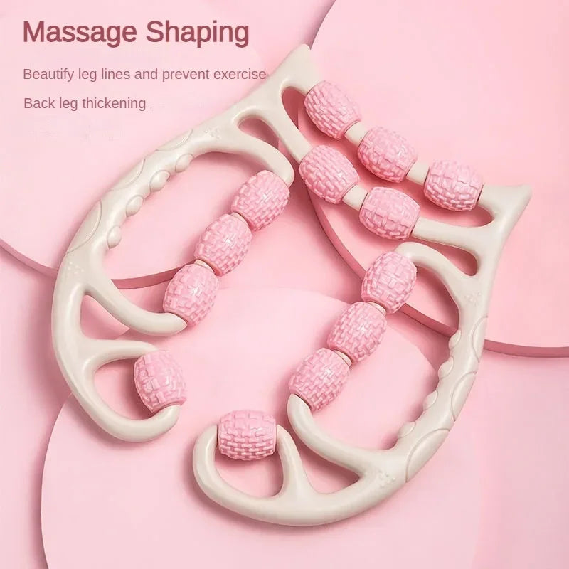 13 Wheels Muscle Roller, Pressotherapy Massage Lymphatic Drainage Massager, 360 Degree Deep Tissue Muscle Roller For Leg