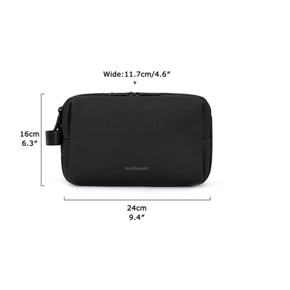 Large Capacity Makeup Bag Women, Waterproof Travel Toiletry Bag, Lightweight Cosmetic Case, Portable Dry Wet Separation