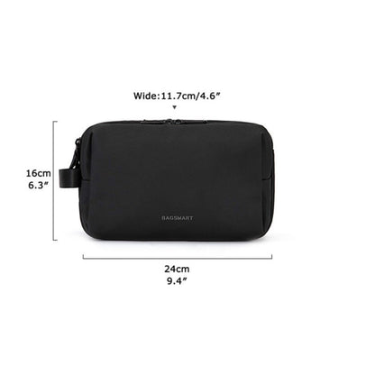 Large Capacity Makeup Bag Women, Waterproof Travel Toiletry Bag, Lightweight Cosmetic Case, Portable Dry Wet Separation
