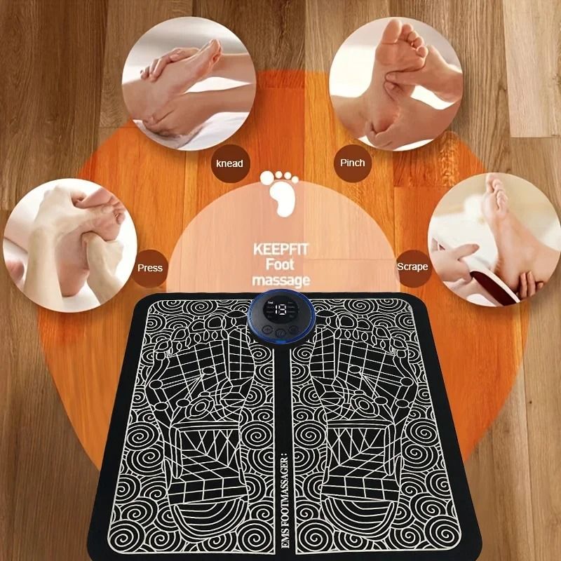 USB Charging Foot Massage Mat With 8 Modes And 19 Intensities 1