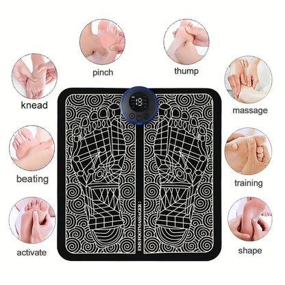 USB Charging Foot Massage Mat With 8 Modes And 19 Intensities 4
