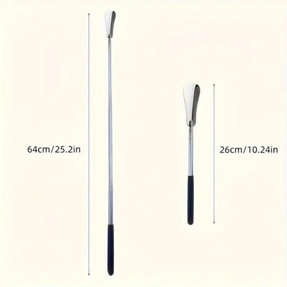 Retractable Stainless Steel Shoe Puller SlipOn Helper Tool 1