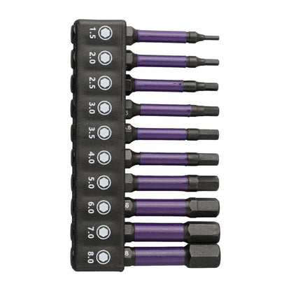 Magnetic Hex Head Wrench Drill Bit Set With Quick Release Holder 2