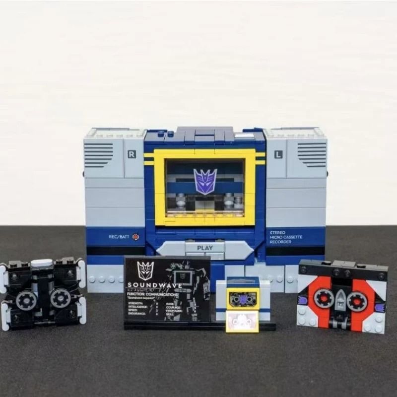 Robot Soundwave Building Blocks Model Toy For Kids And Adults 2