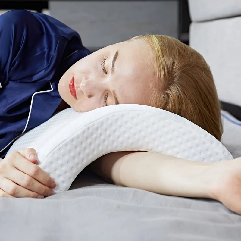 Memory Foam Couple Arm Pillow Slow Rebound U Shaped Cuddle And Travel Pillow 2