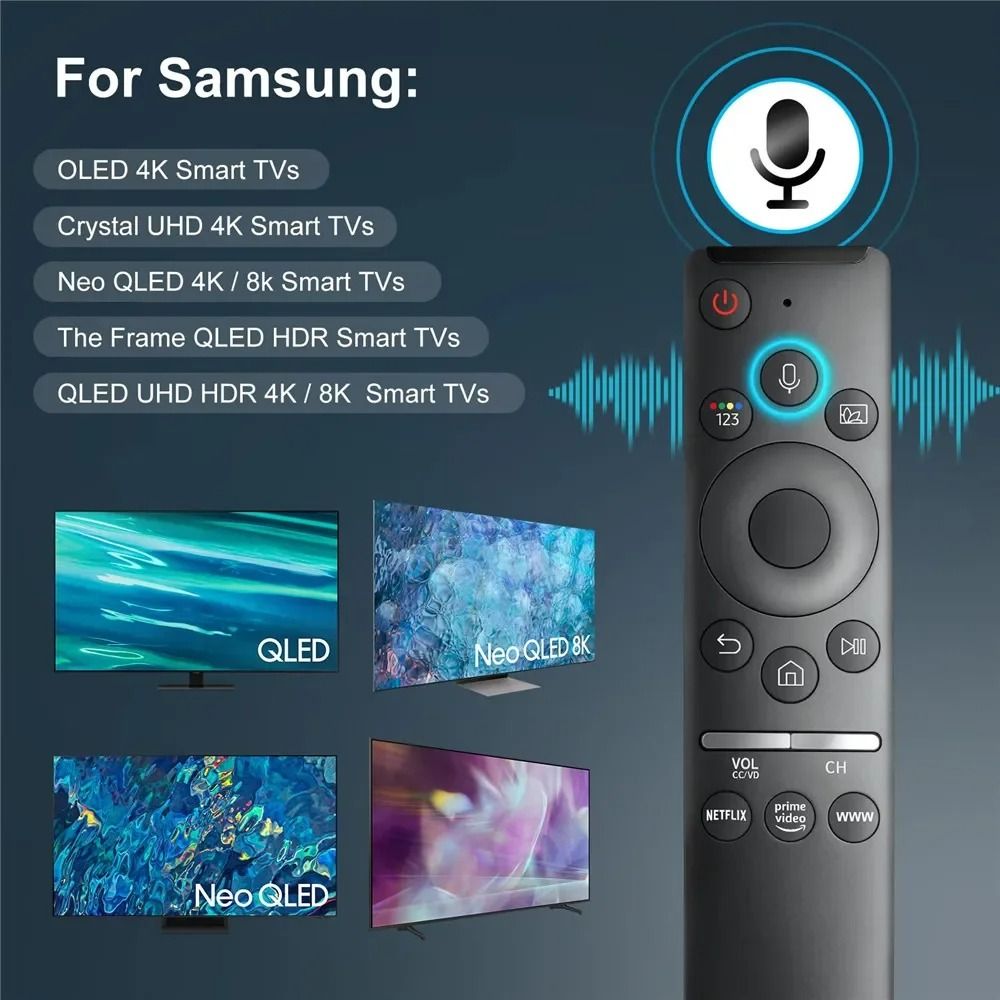Samsung BN5901312F Voice Remote Control Replacement For Smart TV 1