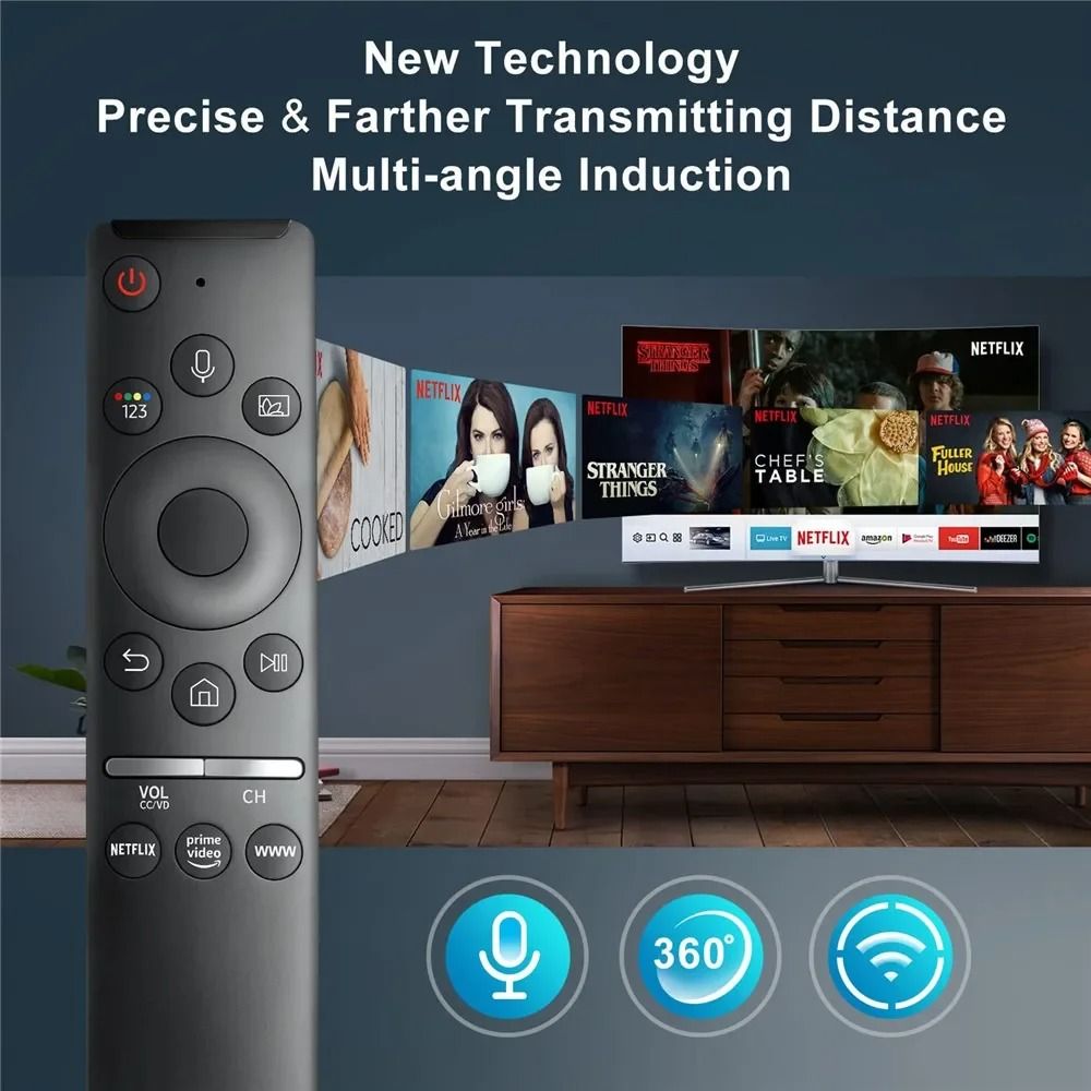 Samsung BN5901312F Voice Remote Control Replacement For Smart TV 5
