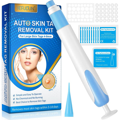 2 in 1 Painless Auto Skin Tag and Mole Remover Kit