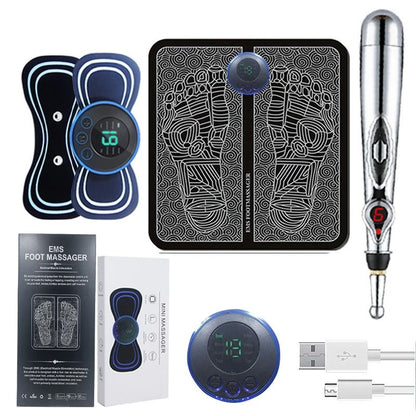 Electronic Massage Pen Three Piece Full Body Relaxation Set