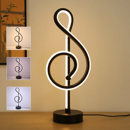 Modern Creative Musical Note Table Lamp Infinite Dimming Home Environment Decoration 1