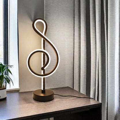 Modern Creative Musical Note Table Lamp Infinite Dimming Home Environment Decoration 2