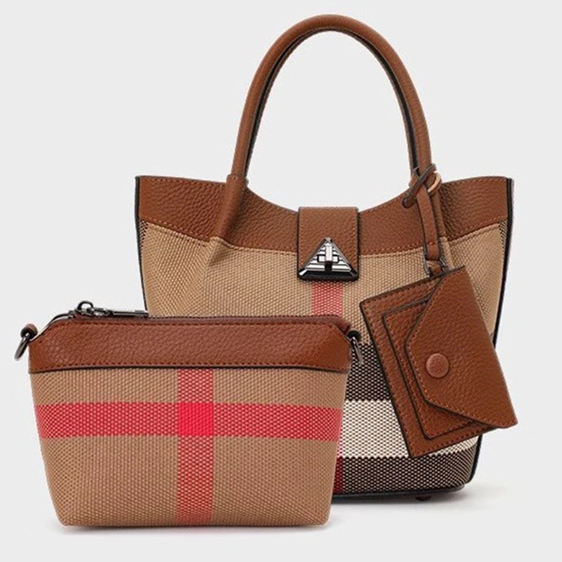 Fashion Hobo Bag, Genuine Leather Tote Bag for Women, Canvas Shoulder Bags, Large Purse Handbags with Adjustable Shoulde